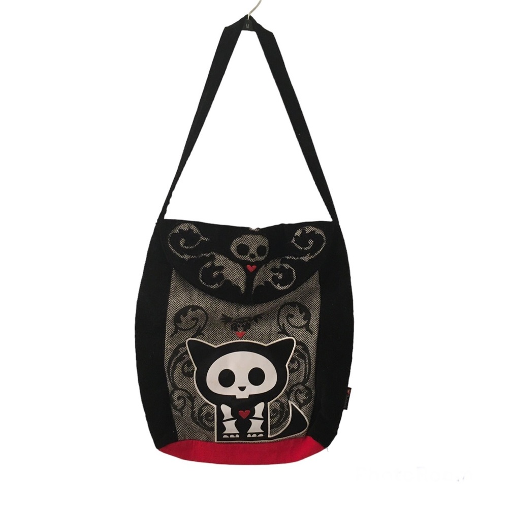 Loungefly Skelanimals Kit the Cat shoulder bag